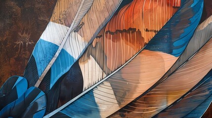 bird feathers background pattern, banner, wings background picture, seamless background