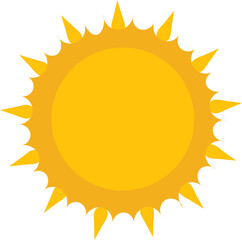 Cute Sun Cartoon Element