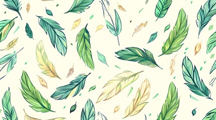 bird feathers background pattern, banner, wings background picture, seamless background