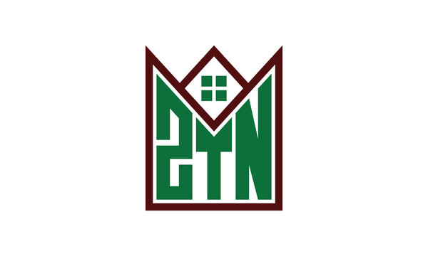 ZTN initial letter real estate builders logo design vector. construction ,housing, home marker, property, building, apartment, flat, compartment, business, corporate, house rent, rental, commercial