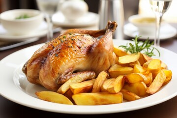 Elegant chicken dish for restaurant menu, perfect for a delicious dining experience