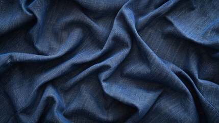 Royal Blue Denim Fabric Texture Seamless Pat