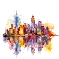 Obraz premium Illustration de New York