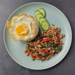 Pad Kra Pao Moo. Generative AI