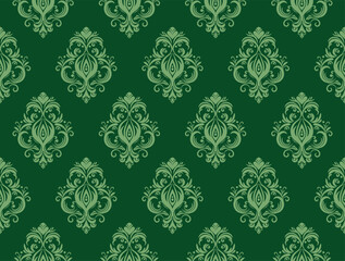 Ethnic Pattern. Ethnic India seamless pattern design oriental style. Damask India Motif.