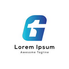 letter g1 logo design icon