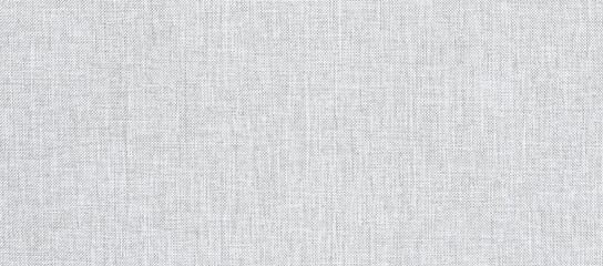 Fototapeta na wymiar Linen texture, fabric background, textile pattern, fiber cloth. Light gray canvas. Threads surface, sacking material. Sackcloth mesh structure. Cotton backdrop for design.