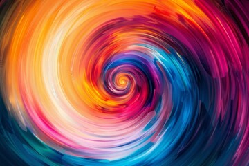 Obraz premium A vibrant abstract design with swirling colors