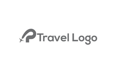 O letter travel company logo. Airline business identy travel logo design with emblem O. Fly travel vector logo template