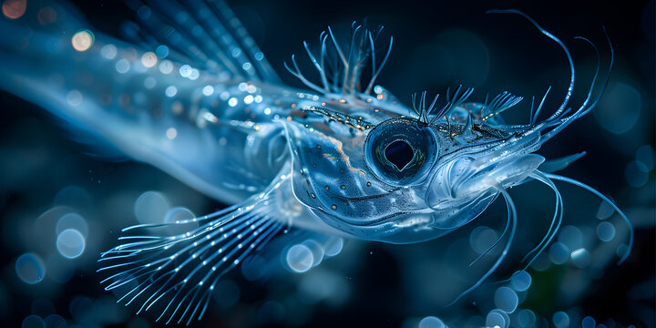 viperfish, Strange fish deep ocean sea marine life
 