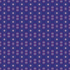 seamless background with hearts, refreshing purple flowers