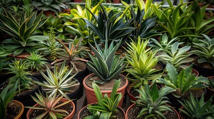Pictures of various types of trees in pots