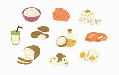 Essential Nutrient Vector Illustration