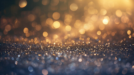Glitter sparkling golden background