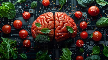 Futuristic dietary brain enhancement leveraging tech for cognitive gains