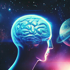 artificial brain, superintelligence - 741706046