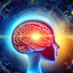 artificial brain, superintelligence - 741706214