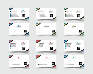 Corporate business card, Visiting card, Unique and standard business card, Business card template, Vector illustration design, Business card for business and personal use, Double sided business card.