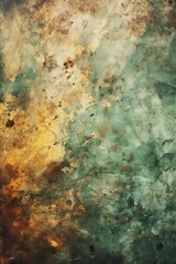 Grunge texture background in brown and green