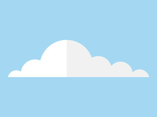 Cloud vector illustration. Cloudy weather adds layer mystique, turning sky into canvas dreams Fluffy clouds ascend, creating cloudscape seems lifted from fairy tale