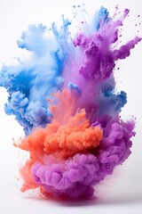 Fototapeta premium Colorful Smoke Explosion
