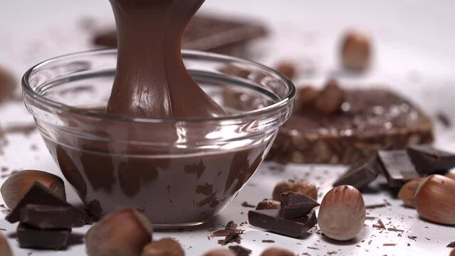 Spoon Lifiting Hazelnut Cocoa