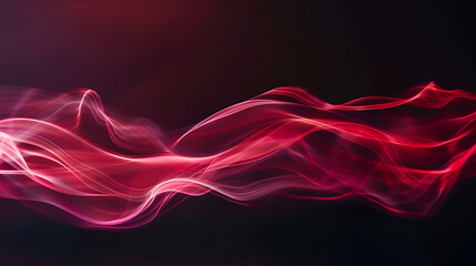 Red puffs of smoke on black background, Red smoke abstract on black background fire design
