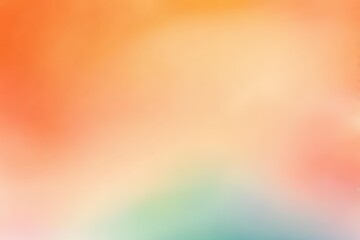 Obraz premium Abstract Gradient Smooth Blurred Watercolor Orange Background Image