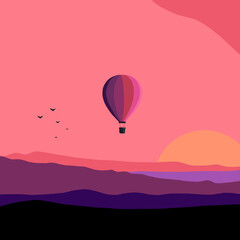 hot air balloon
