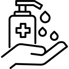 Hand Sanitizer Icon