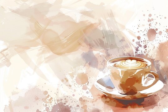 A cup of coffee vector illustration