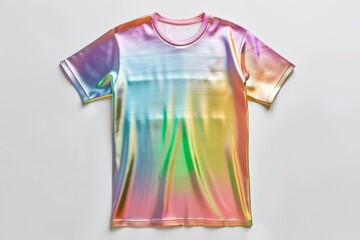 Holographic gradient t-shirt