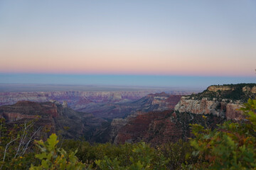 Sunset over Grand Canyon National Park