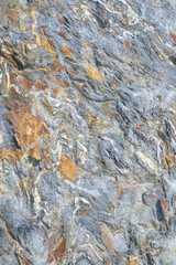 Stone pattern, granite rock surface, colored rock detail texture, rock structures, marble granite deposit.