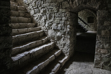 The mysterious Gothic underground of the old castle