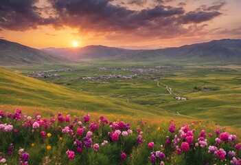 Meadow in the mountains