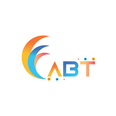 ABT letter technology logo design on white background. ABT creative initials letter business logo concept. ABT uppercase monogram logo and typography for technology, business and real estate brand.

