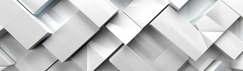 Close Up of a Wall Made of Silver Cubes