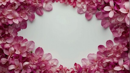 Obraz premium Floral border background