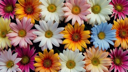 Fototapeta premium Background of summer flowers