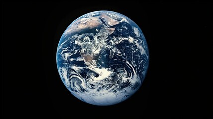 Earth's Splendor: A Space View of Our Majestic Planet.