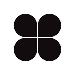 Business Abstract Circle icon. Corporate, Media, Technology styles vector logo design template