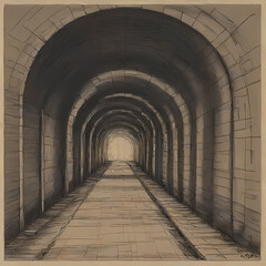 Fototapeta premium Tunnel