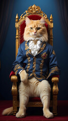 a cat logo generative ai