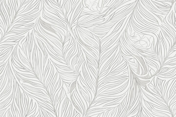 Hand drawn pattern with decorative floral ornament. Stylized colorful branches. Summer spring background, nature collection. Vector illustration.