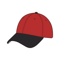 39Thirty Fitted Cap Precision Vector Design Illustration
