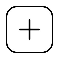 Add icon vector. Plus icon sign symbol vector. Medical cross vector icon illustration isolated on white background