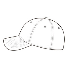 9Twenty Adjustable Cap Detailed Vector Design Illustration