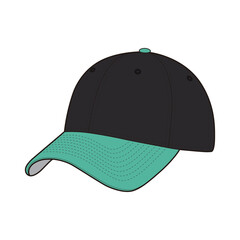 9Twenty Adjustable Cap Detailed Vector Design Illustration