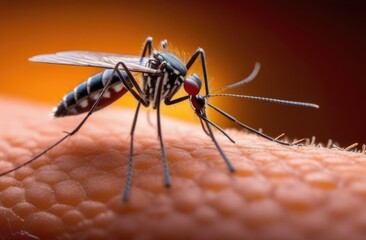 World Malaria Day, World Mosquito Day, Mosquito close-up, Mosquito Bite, Infectious mosquito parasite, Leishmaniasis, Yellow Fever